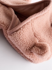 Roz - Bebeluș Borg Fleece Jachetă (0luni-2ani) - Imaginea 10 din 12