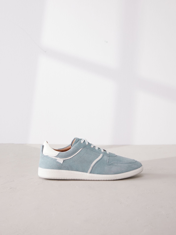 modra - Forever Comfort® Nizke retro usnjene trenirke - Slika 2 iz 6