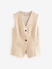 Cream Premium Tailored Waistcoat - Image 6 of 8