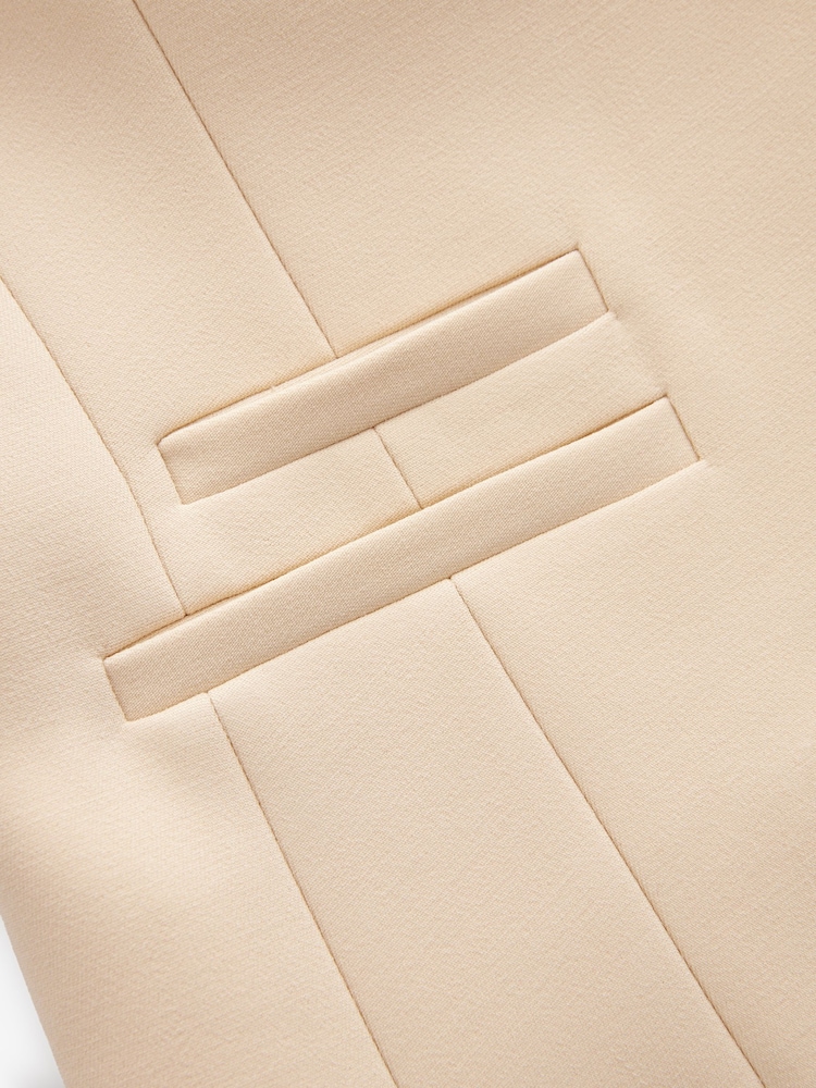 Cream Premium Tailored Waistcoat - Image 8 of 8