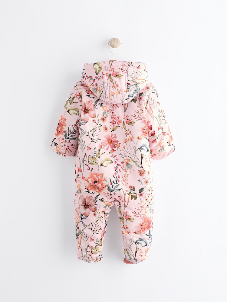 Floral Corduroy Baby All-In-One Pramsuit (0mths-2yrs) - Image 2 of 7