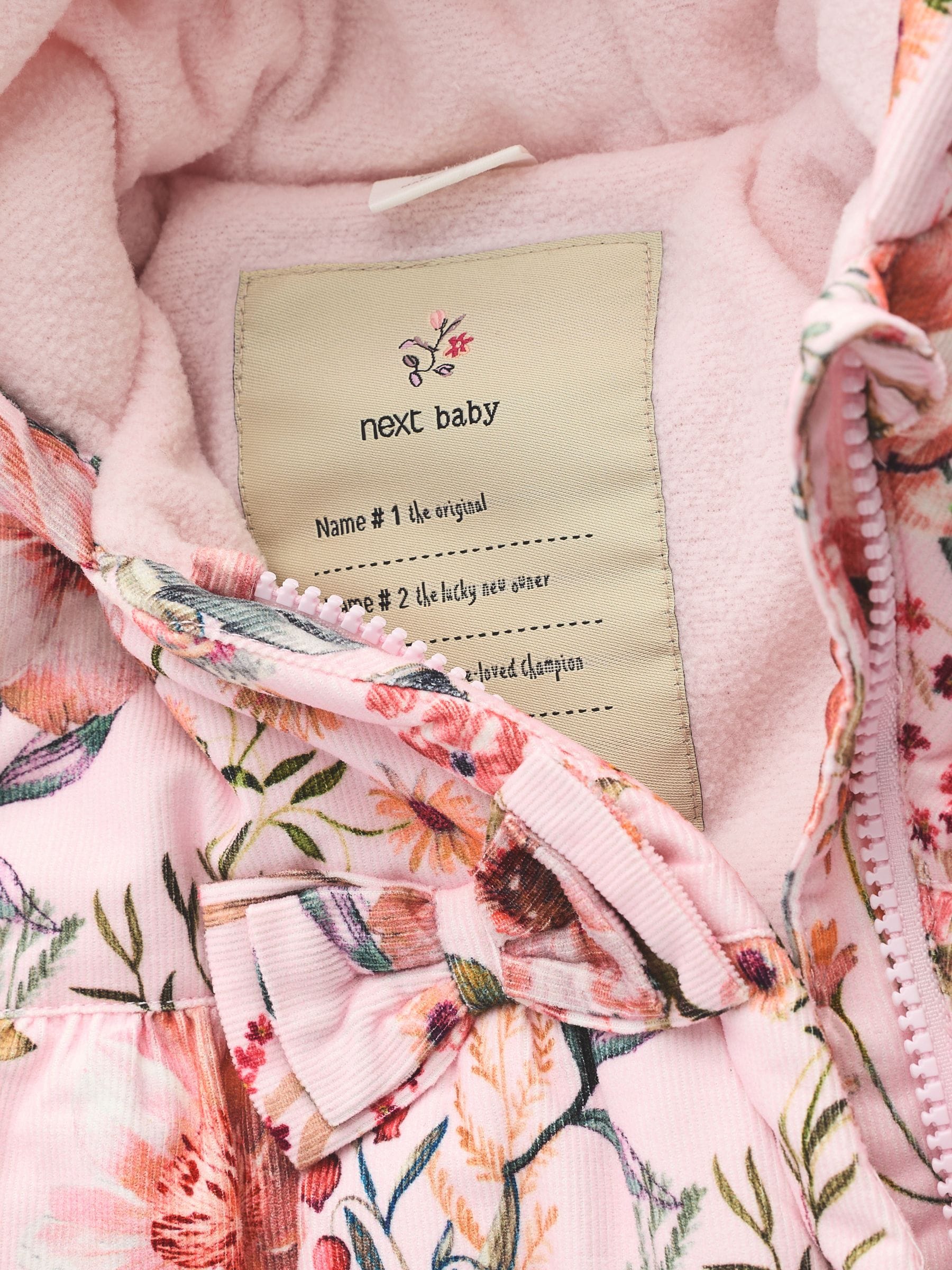 Buy Floral Corduroy Baby All In One Pramsuit 0mths 2yrs from Next Luxembourg