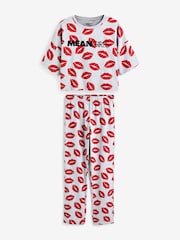 Vanilla Underground Red Mean Girls Ladies Licensed 100% Cotton Pyjamas - Image 1 of 6