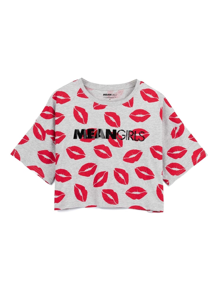 Vanilla Underground Red Mean Girls Ladies Licensed 100% Cotton Pyjamas - Image 2 of 6