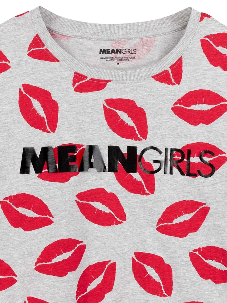 Vanilla Underground Red Mean Girls Ladies Licensed 100% Cotton Pyjamas - Image 4 of 6