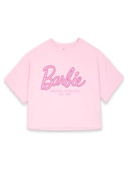 Vanilla Underground Pink Barbie Ladies 100% Cotton Licensed Pyjamas - Image 2 of 5