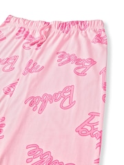 Vanilla Underground Pink Barbie Ladies 100% Cotton Licensed Pyjamas - Image 5 of 5