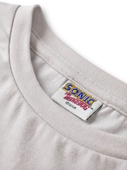 Vanilla Underground Boys Grey Character Long Sleeved Sonic The Hedgehog 100% Cotton T-Shirt - Image 5 of 5