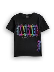 حزمة من 2 تيشِرت قطن 100% بطبعة Marvel للأولاد من Vanilla Underground - صورة 2 من 5