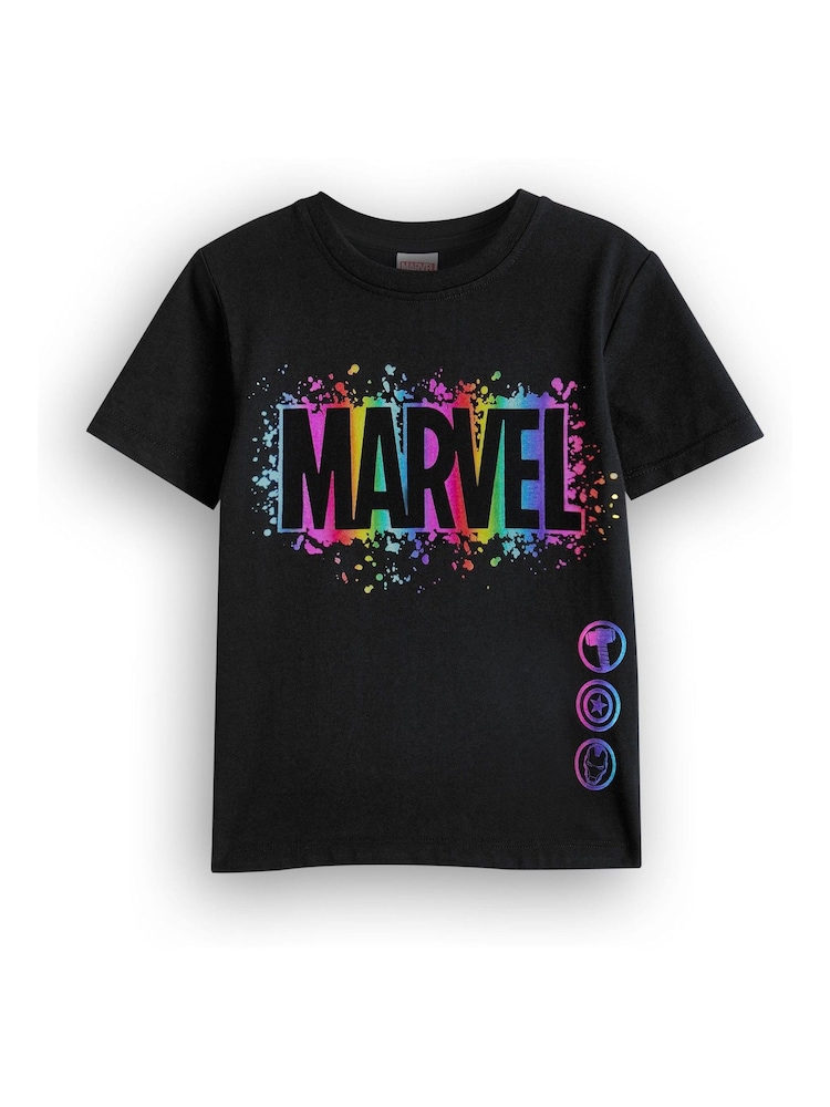 حزمة من 2 تيشِرت قطن 100% بطبعة Marvel للأولاد من Vanilla Underground - صورة 2 من 5