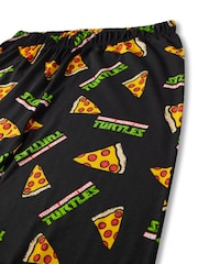 Vanilla Underground Grey Mens 100% Cotton Teenage Mutant Ninja Turtle Pyjamas - Image 5 of 5