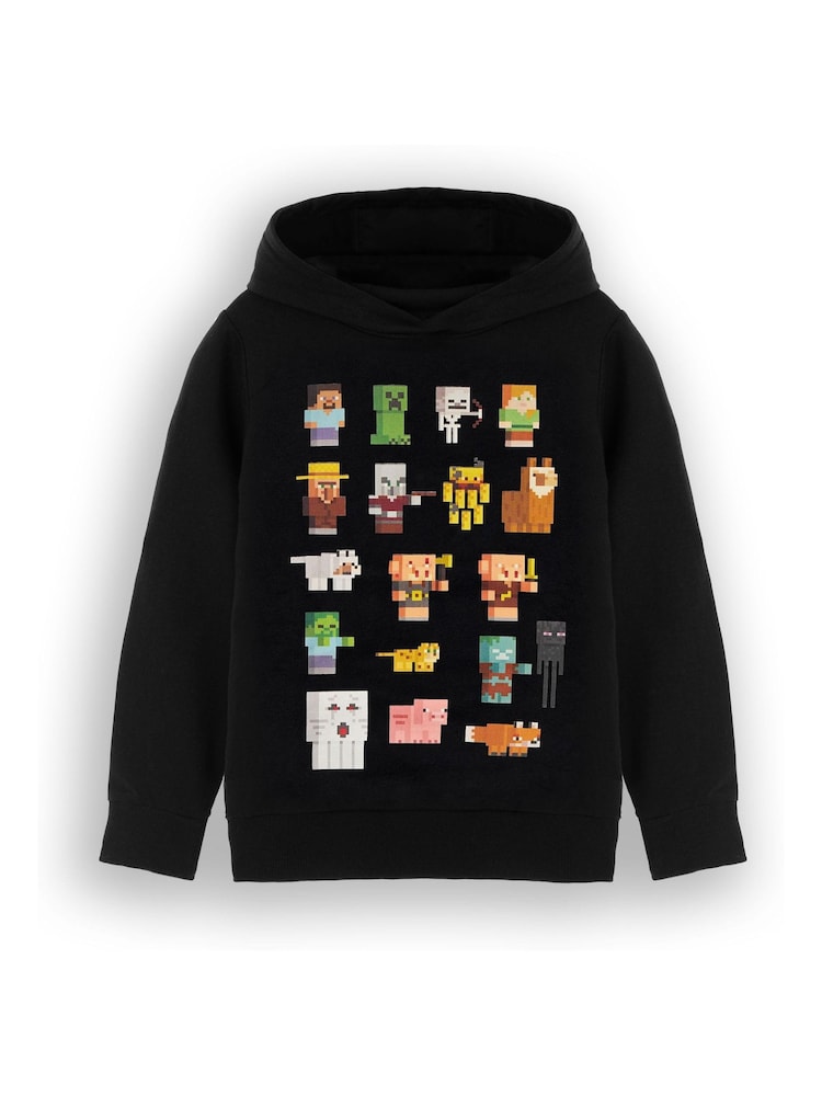 Vanilla Underground Boys Minecraft Licensed 100% Cotton Black Hoodie - Image 1 of 6