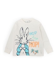 Vanilla Underground White Kids Peter Rabbit Licensed 100% Cotton Pyjamas - Image 2 of 5