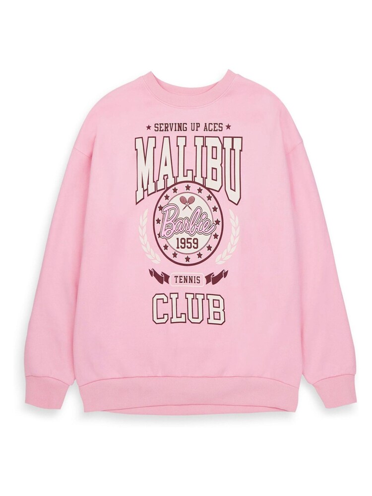 Vanilla Underground Pink Barbie Licensed Ladies Sweatshirt - Image 1 of 6