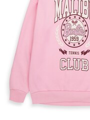 Vanilla Underground Pink Barbie Licensed Ladies Sweatshirt - Image 5 of 6