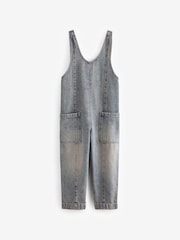 Denim Tint 100% Cotton Slouchy Dungarees (3-16yrs) - Image 6 of 7