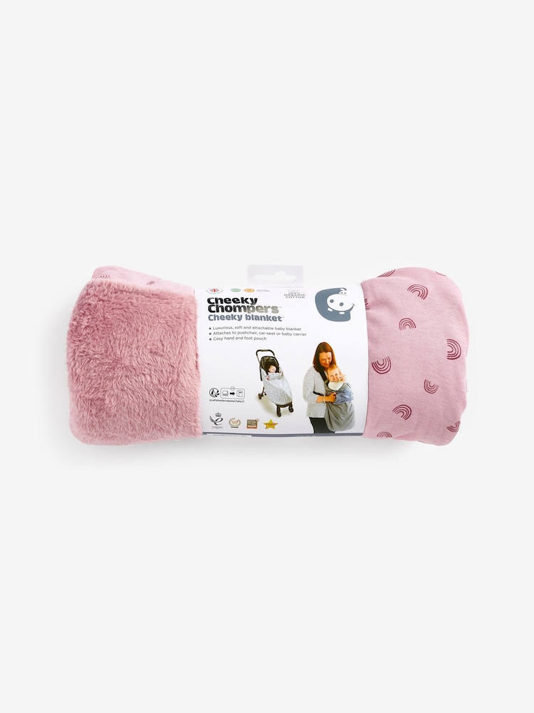 Cheeky Chompers Baby 100% Cotton Travel Blanket - Image 8 of 8