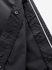 Black Wide Leg Woven 100% Cotton Trousers (3-16yrs) - Image 8 of 8