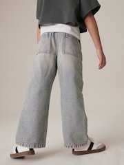 Denim Tint 100% Cotton Wide Leg Jeans (3-16yrs) - Image 3 of 7