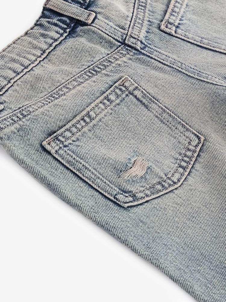 Denim Tint 100% Cotton Wide Leg Jeans (3-16yrs) - Image 7 of 7