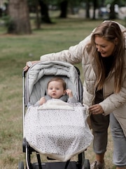 Cheeky Chompers Baby 100% Cotton Travel Blanket - Image 4 of 11