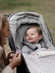 Cheeky Chompers Baby 100% Cotton Travel Blanket - Image 5 of 11