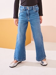 Mid Blue Denim Flare Jeans (3-16yrs) - Image 1 of 6