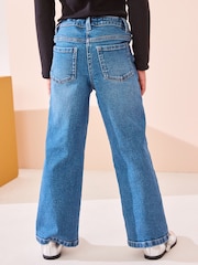 Mid Blue Denim Flare Jeans (3-16yrs) - Image 3 of 6