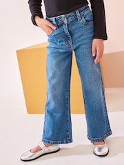 Mid Blue Denim Flare Jeans (3-16yrs) - Image 4 of 6