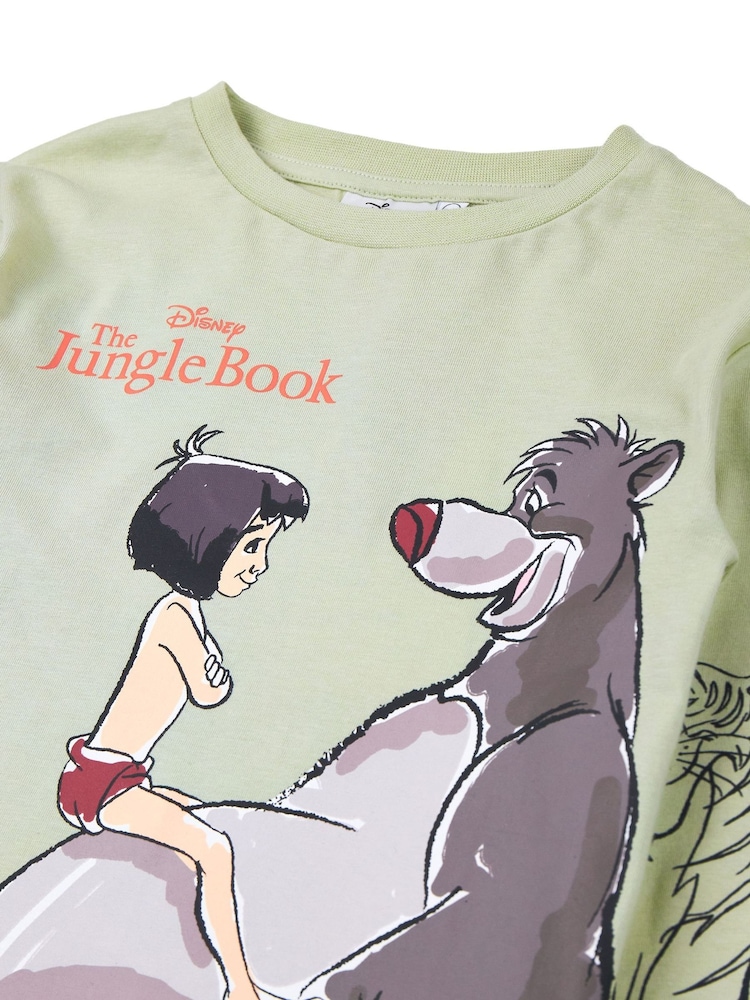 Vanilla Underground Green Kids Jungle Book 100% Cotton Pyjamas - Image 5 of 6