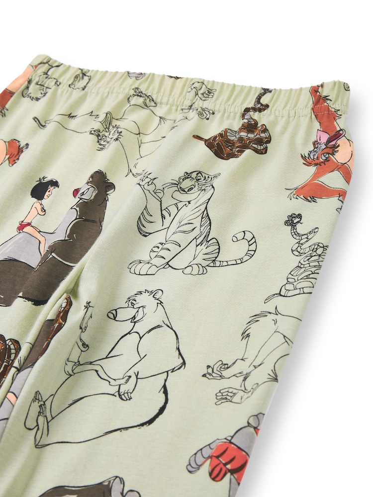 Vanilla Underground Green Kids Jungle Book 100% Cotton Pyjamas - Image 6 of 6