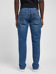 Lee Mid Blue Denim Straight Fit Denim Jeans - Image 2 of 6