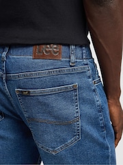 Lee Mid Blue Denim Straight Fit Denim Jeans - Image 5 of 6