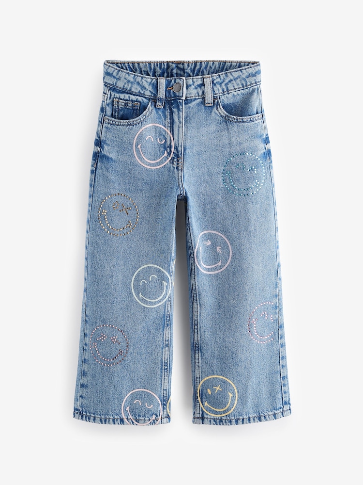 Jean bleu moyen - Jean SmileyWorld® Aamp 100% Jeans (3-16ans) - Image 5 of 8