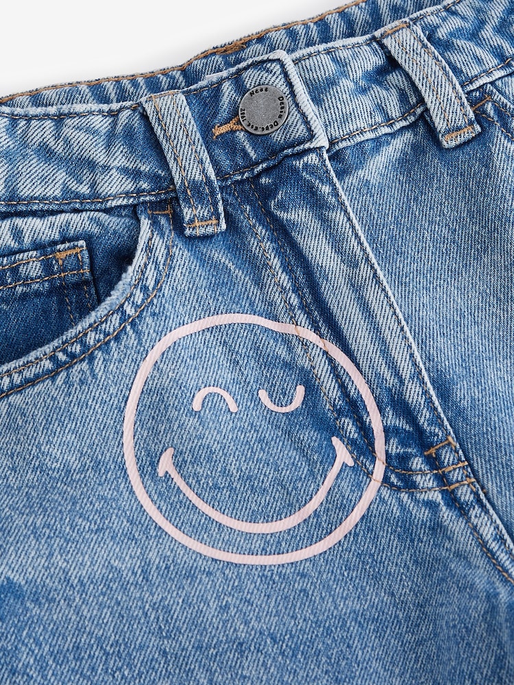 Jean bleu moyen - Jean SmileyWorld® Aamp 100% Jeans (3-16ans) - Image 7 of 8
