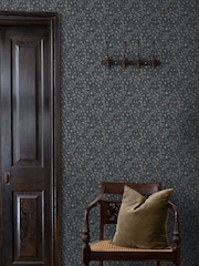 William Morris At Home Midnight Clover 10M Wallpaper - Image 1 of 5