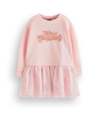 Vanilla Underground Pink Girls Disney Princess Longline Sweatshirt with Trim - Image 1 of 5