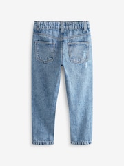 Denim, Mittelblau - Mom-Jeans mit Pailetten und Sternenmotiv aus 100 % Baumwolle (3–16 Jahre) - Bild 7 von 8