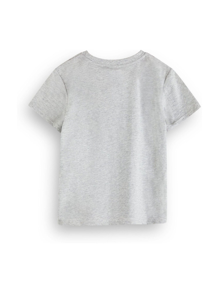 Vanilla Underground Grey Kids Marvel Logo Short Sleeved T-Shirt - Image 2 of 5