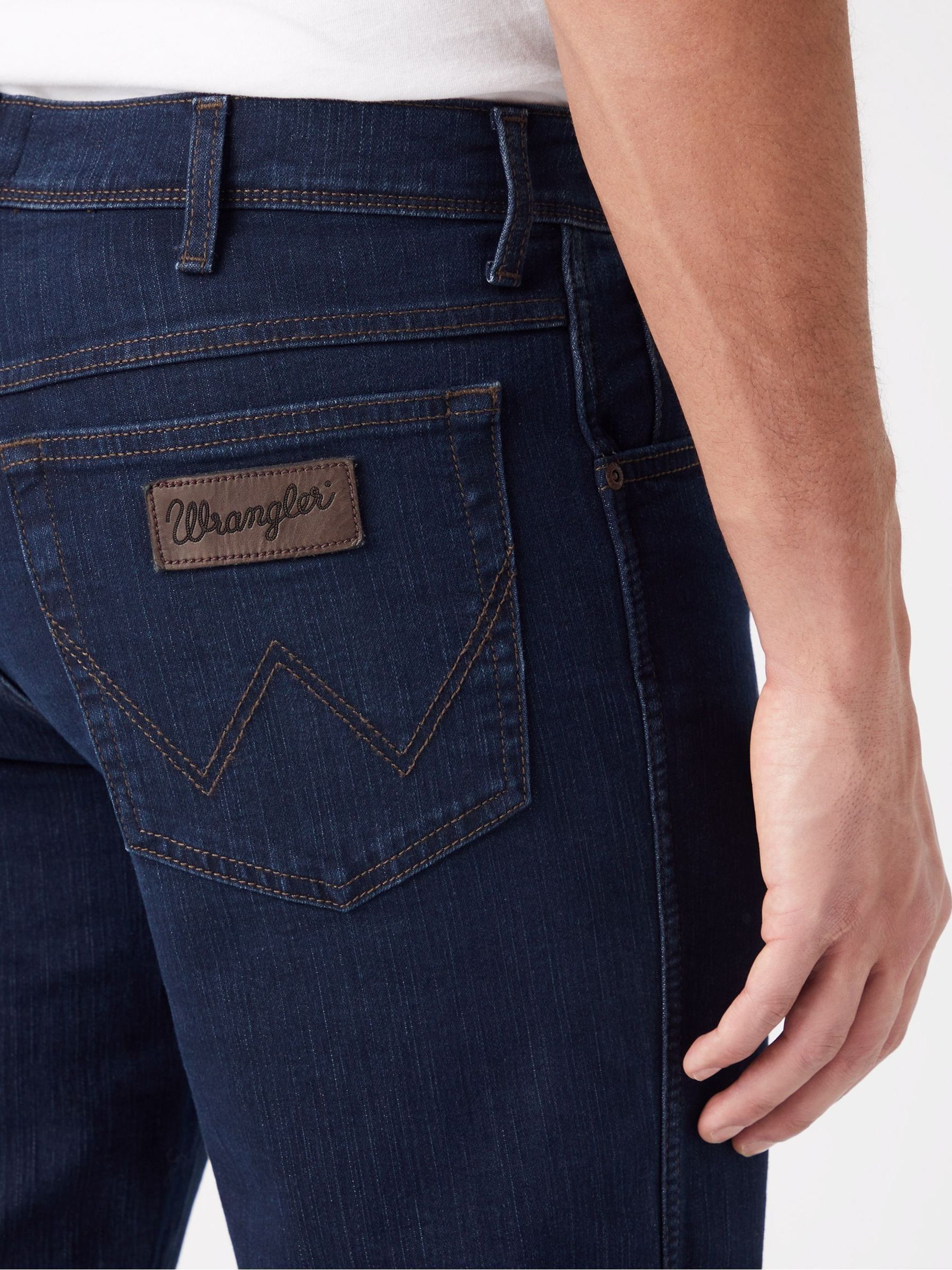 Buy Wrangler Blue Black Straight Fit Texas Authentic Jeans from