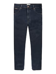 Wrangler Blue Black Straight Fit Texas Authentic Jeans - Image 6 of 7