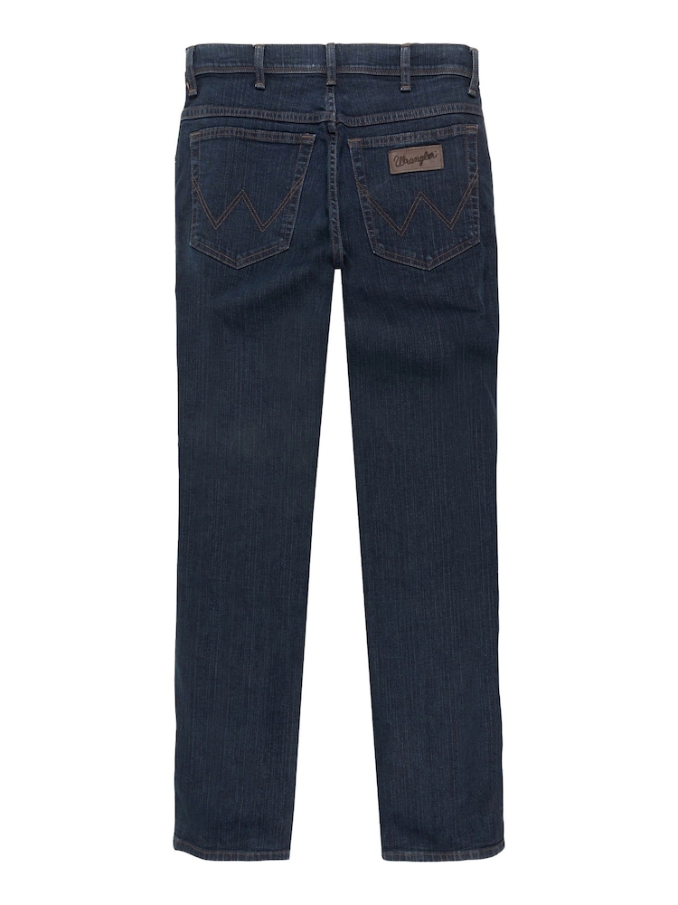 Modročrna - Wrangler Straight Fit Texas Authentic Jeans - Slika 7 iz 7 Modročrna - Wrangler Straight Fit Texas Authentic Jeans - Slika 7 iz 7