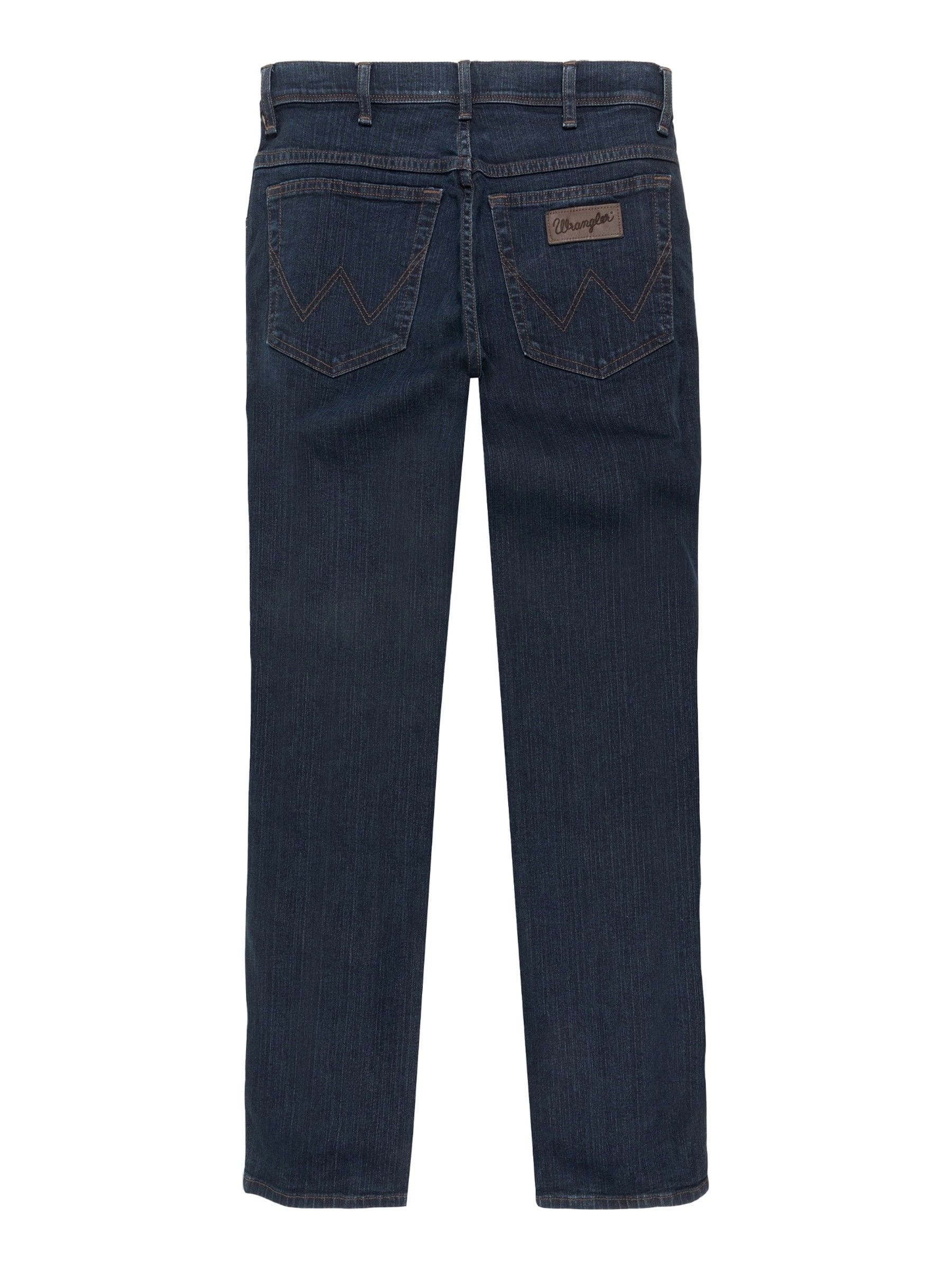 Buy Wrangler Blue Black Straight Fit Texas Authentic Jeans from