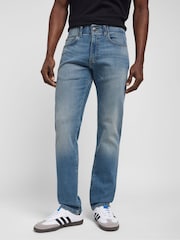 Lee Mid Blue Denim Slim MVP Jeans - Image 1 of 7