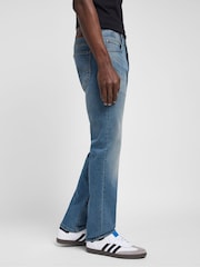 Lee Mid Blue Denim Slim MVP Jeans - Image 4 of 7