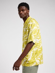 Lee Yellow/White Resort Shirt - Image 3 of 5