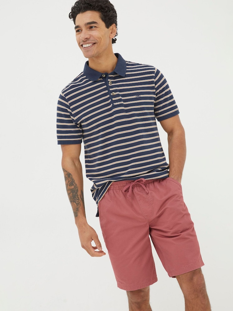 FatFace Seaton Red Pull On Shorts - Image 1 of 5