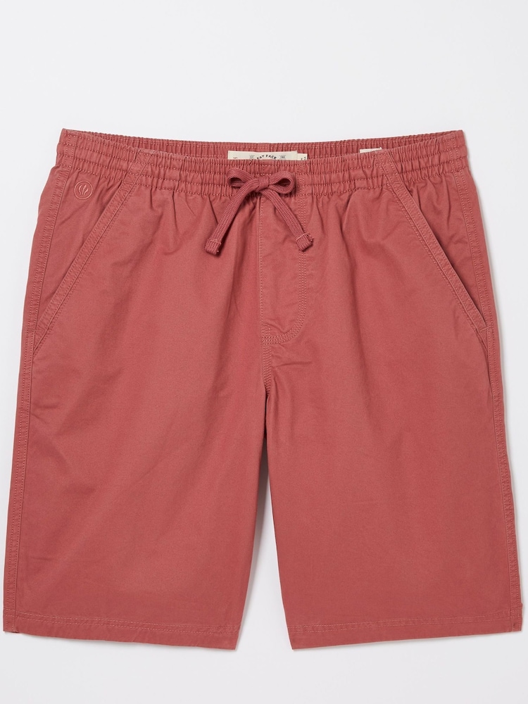 FatFace Seaton Red Pull On Shorts - Image 5 of 5