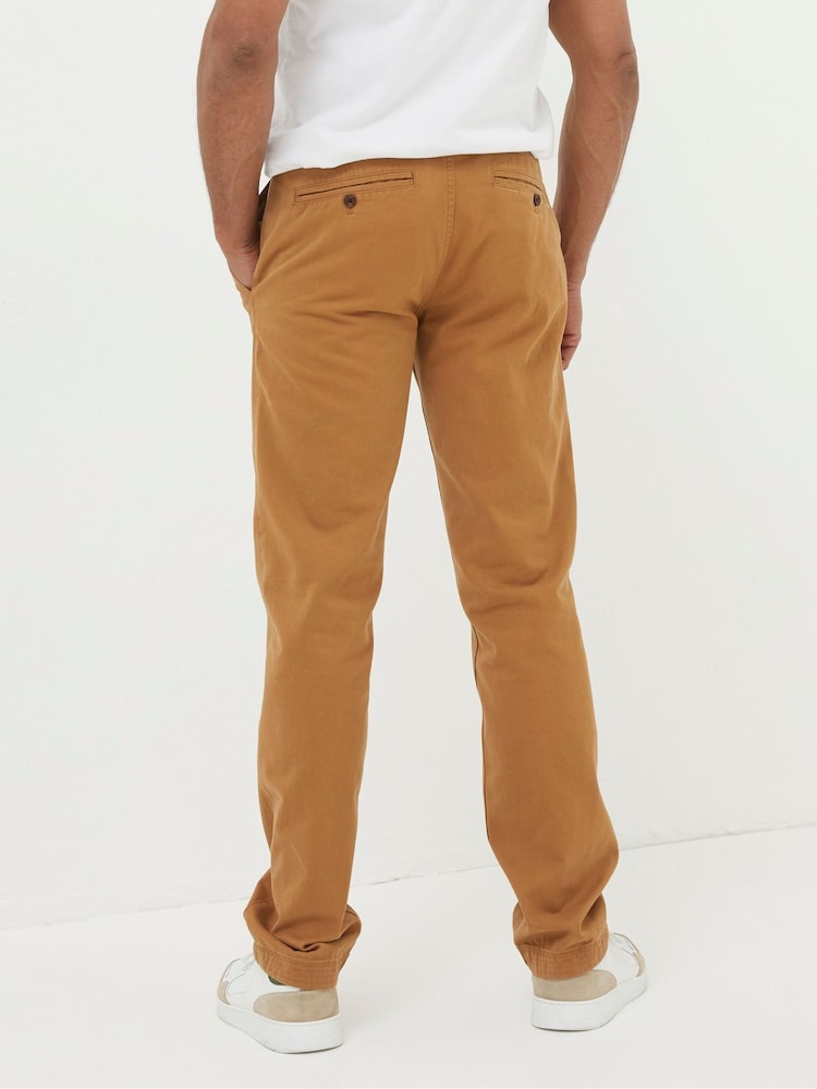 FatFace Brown Modern Coastal Chinos - Image 2 of 5