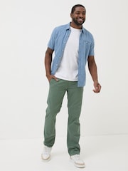 FatFace Green Modern Coastal Chinos - Image 1 of 5